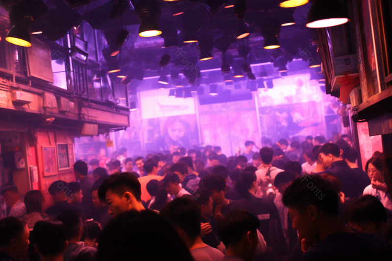 很嗨的酒吧夜场聚会彩色灯光,高清,摄影图,摄影图片,图片大全,摄影图免费下载